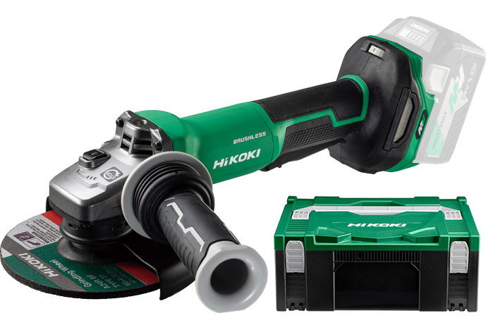 HiKoki G3615DVF-W2Z MULTI VOLT akkus sarokcsiszoló (akku és töltő nélkül, Hitbox kofferben) termék fő termékképe